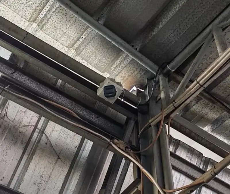Hasil pemasangan CCTV outdoor 1 titik di Cilangkap
