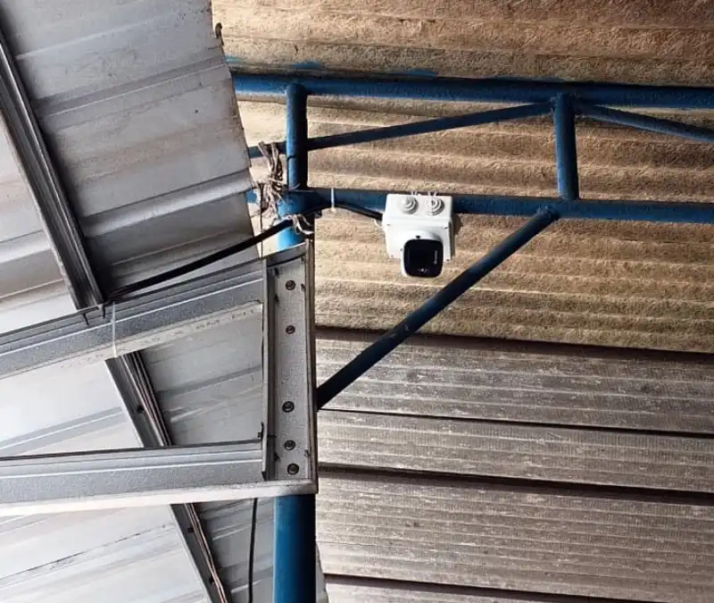 Hasil pemasangan CCTV outdoor 2 titik di Kramat Jati