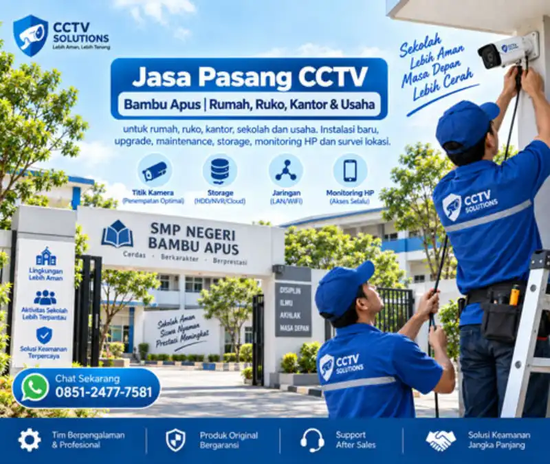 Jasa Pasang CCTV Bambu Apus | Rumah, Ruko, Kantor & Usaha