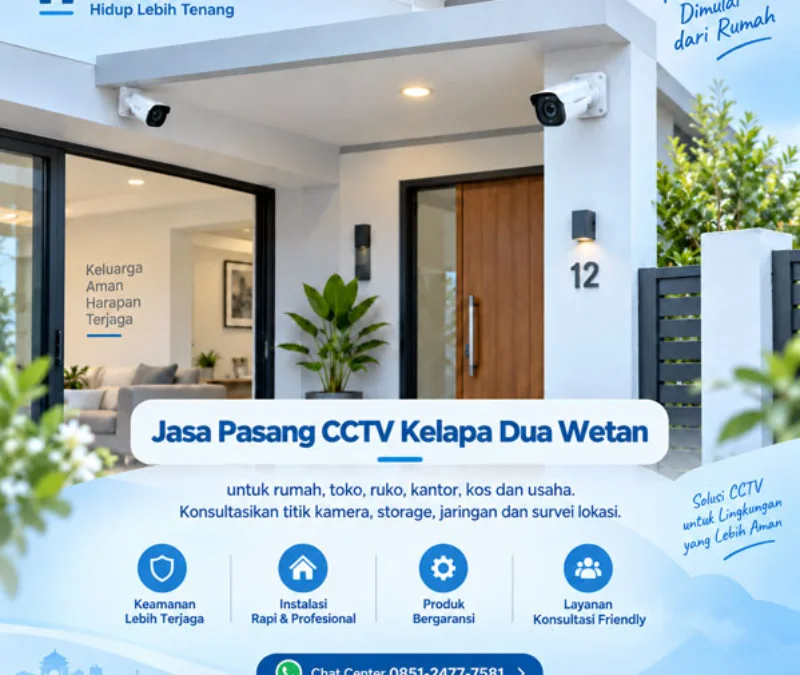 Jasa Pasang CCTV Kelapa Dua Wetan | Rumah & Usaha