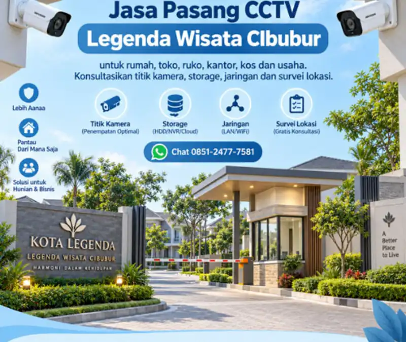 Jasa Pasang CCTV Legenda Wisata | Rumah, Ruko & Usaha